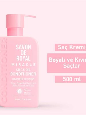 Miracle Shea Yağı – Boyalı ve Kıvırcık Saçlar İçin İyileşme Etkili Saç Kremi 500 ml