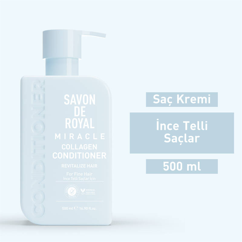 Miracle İnce Telli Saçlar İçin Canlandırıcı Etkili Saç Kremi 500 ml - Görsel 2