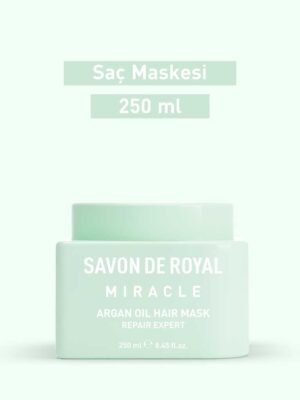 Miracle Argan Yağı İçeren – Boyalı & Yıpranmış Saçlar İçin Onarım Uzmanı Saç Maskesi 250 ml