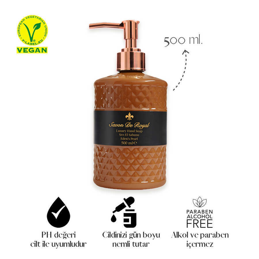 Luxury Vegan Sıvı Sabun Eden s Pearl 500 ml - Görsel 2
