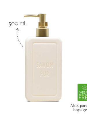 Savon Pur Luxury Vegan Sıvı Sabun Beyaz 500 ml
