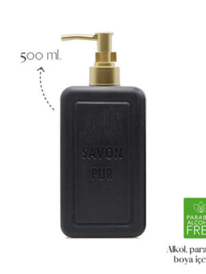 Savon Pur Luxury Vegan Sıvı Sabun Siyah 500 ml