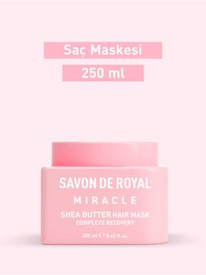Miracle Shea Yağı – Boyalı ve Kıvırcık Saçlar İçin İyileşme Etkili Saç Maskesi 250 ml